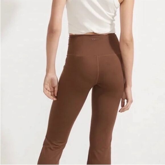 Madewell Flex Fare Leggings - Forage Brown Color - Athletic Pants - Picture 5 of 5
